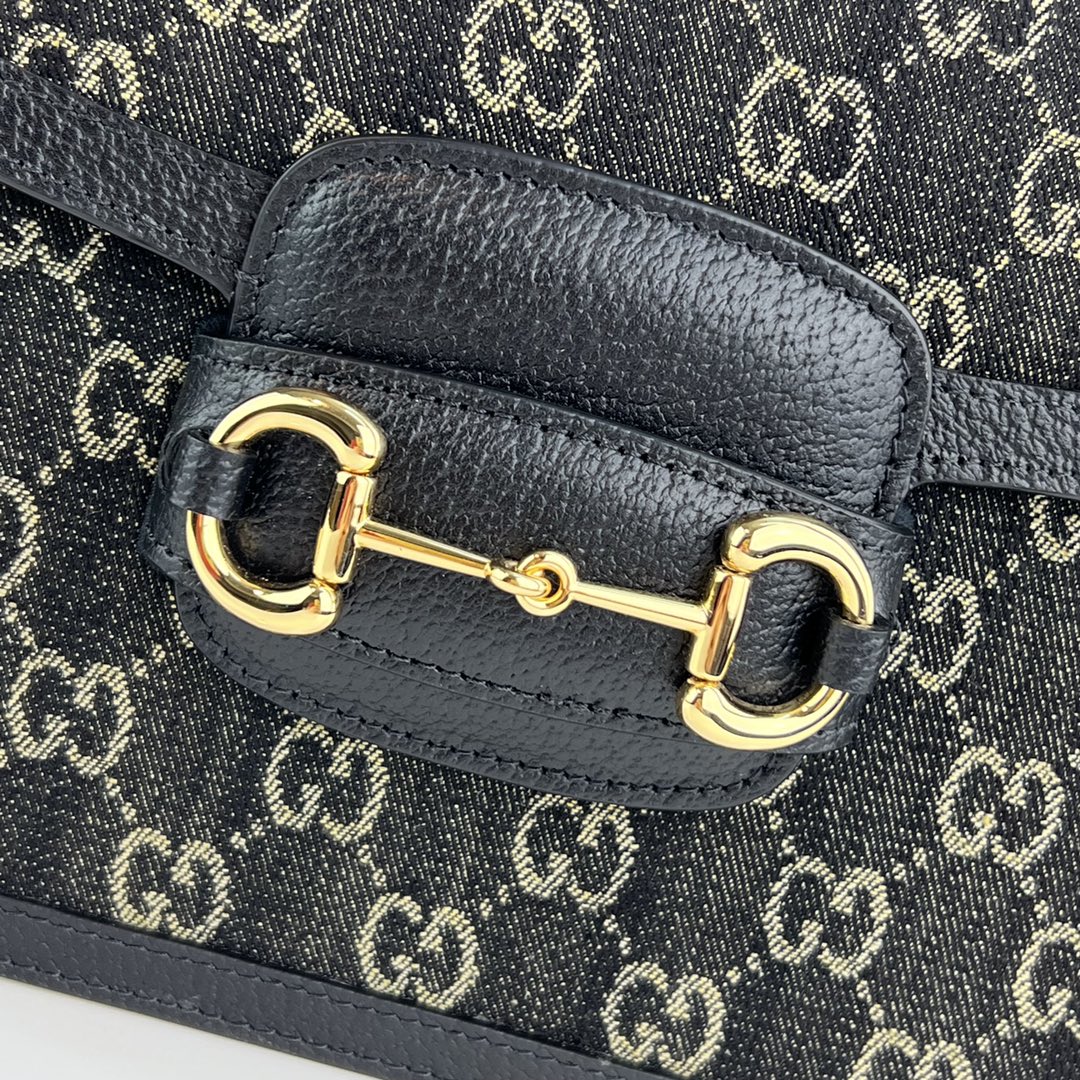 G*u*i 1955 horsebit shoulder bag-25*18*8cm