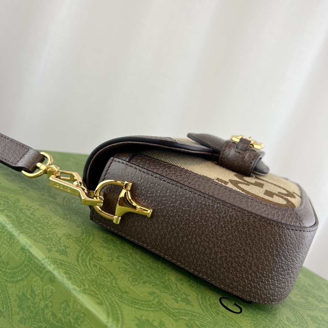 G*u*i 1955 horsebit shoulder bag-25*18*8cm