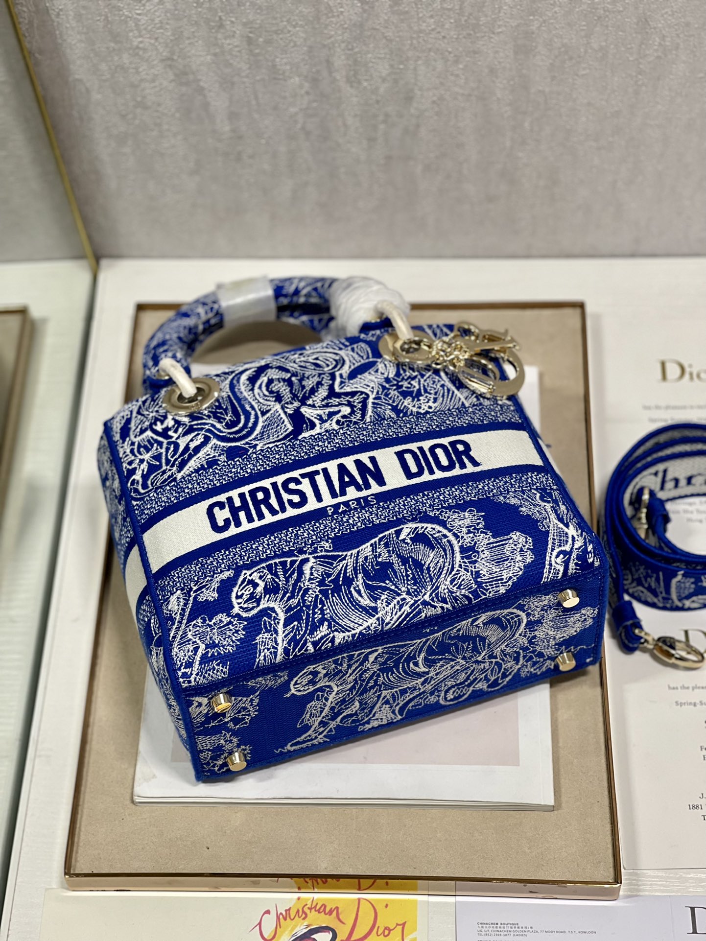 lady D*or handle bag-24cm