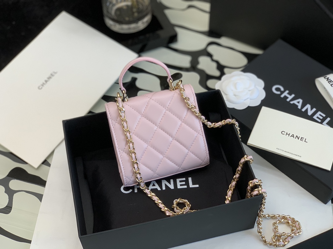 Ch@nel Mini Cosmetic Bag-11*11*4CM