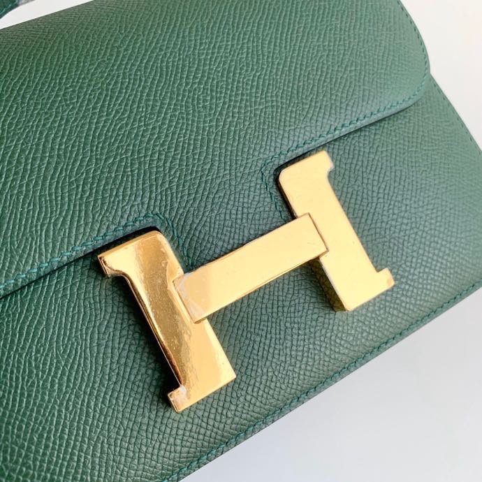 H**mes constance epsom leather-19cm