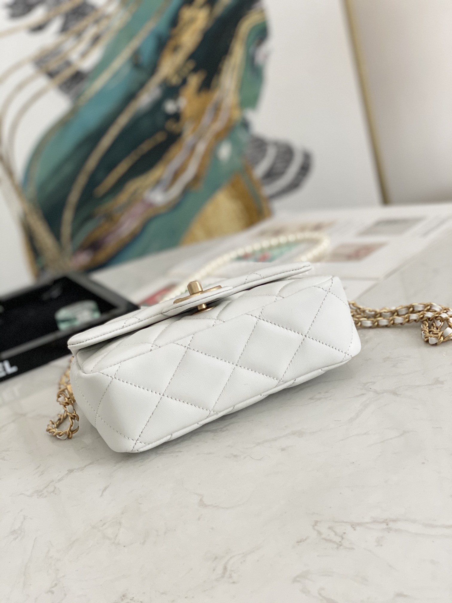 Ch@nel Flap Bag-13*19*6CM