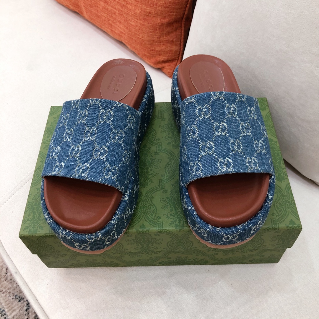 G*u*i sandals-5.5cm