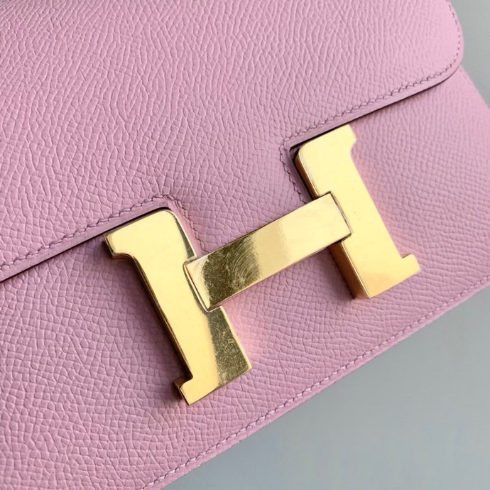 H**mes constance epsom leather-19cm