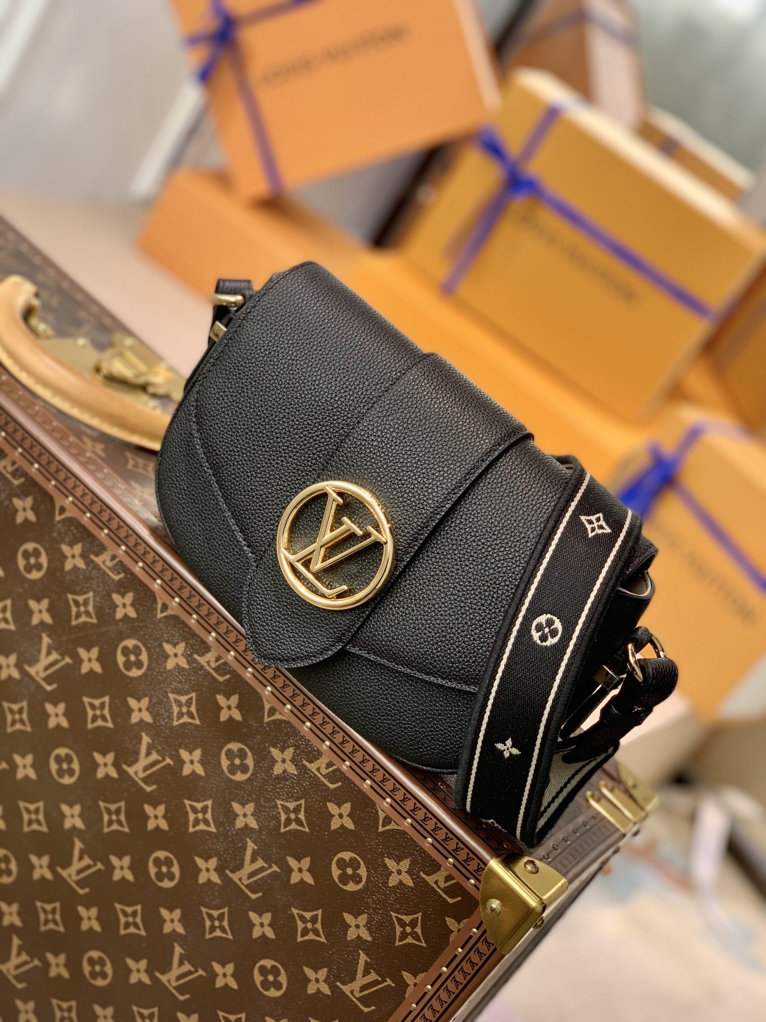 l0*is V*t0n pont 9 soft handbags-m58967-25*17.5*8cm