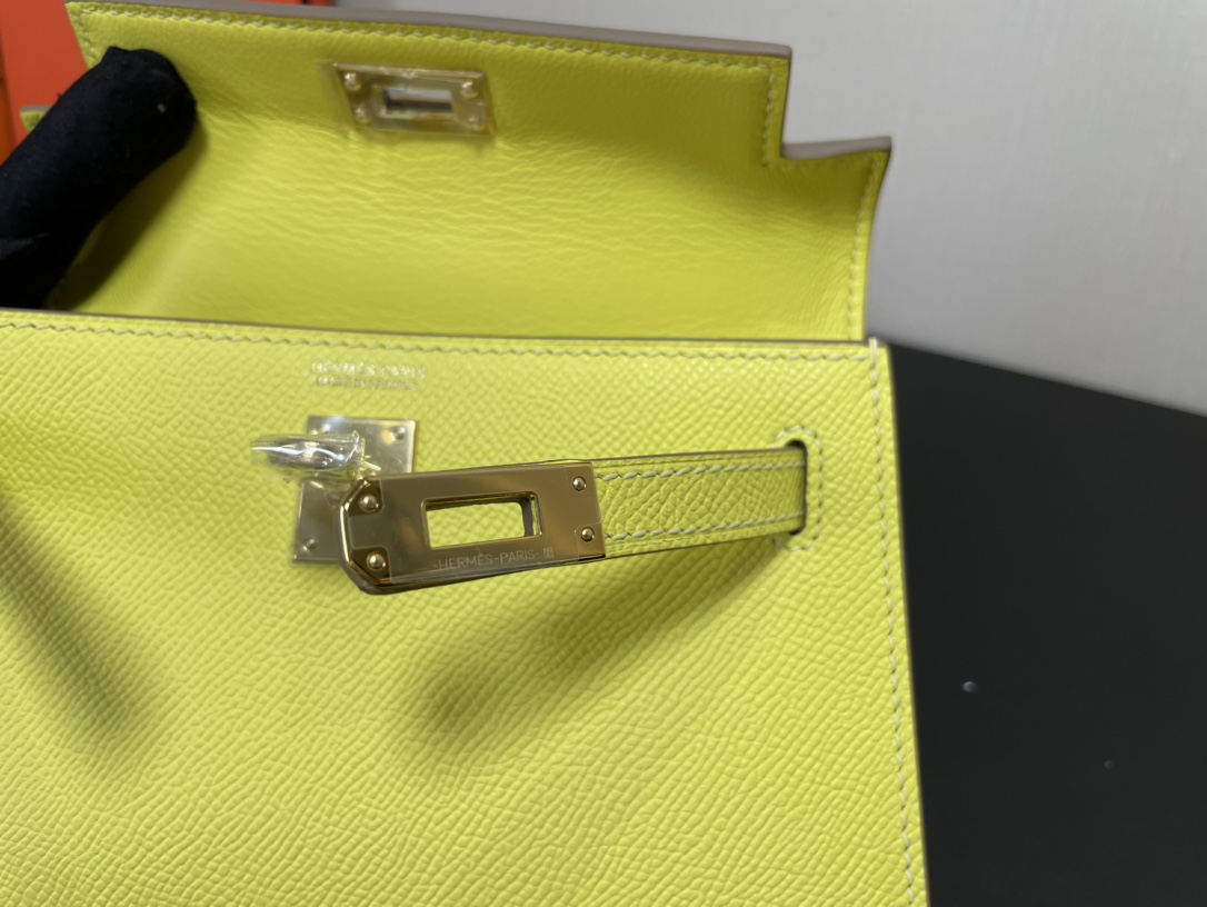 H**mes kelly-gold&silver hardware-19cm