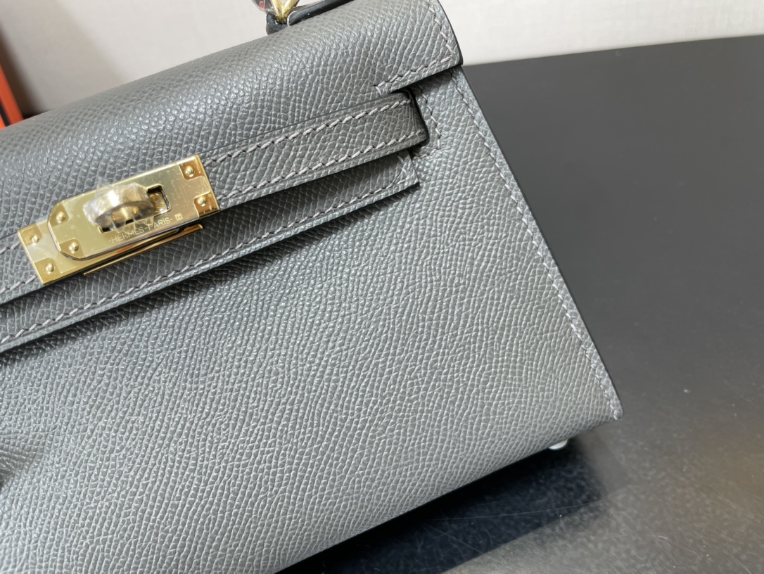 H**mes kelly-gold&silver hardware-19cm