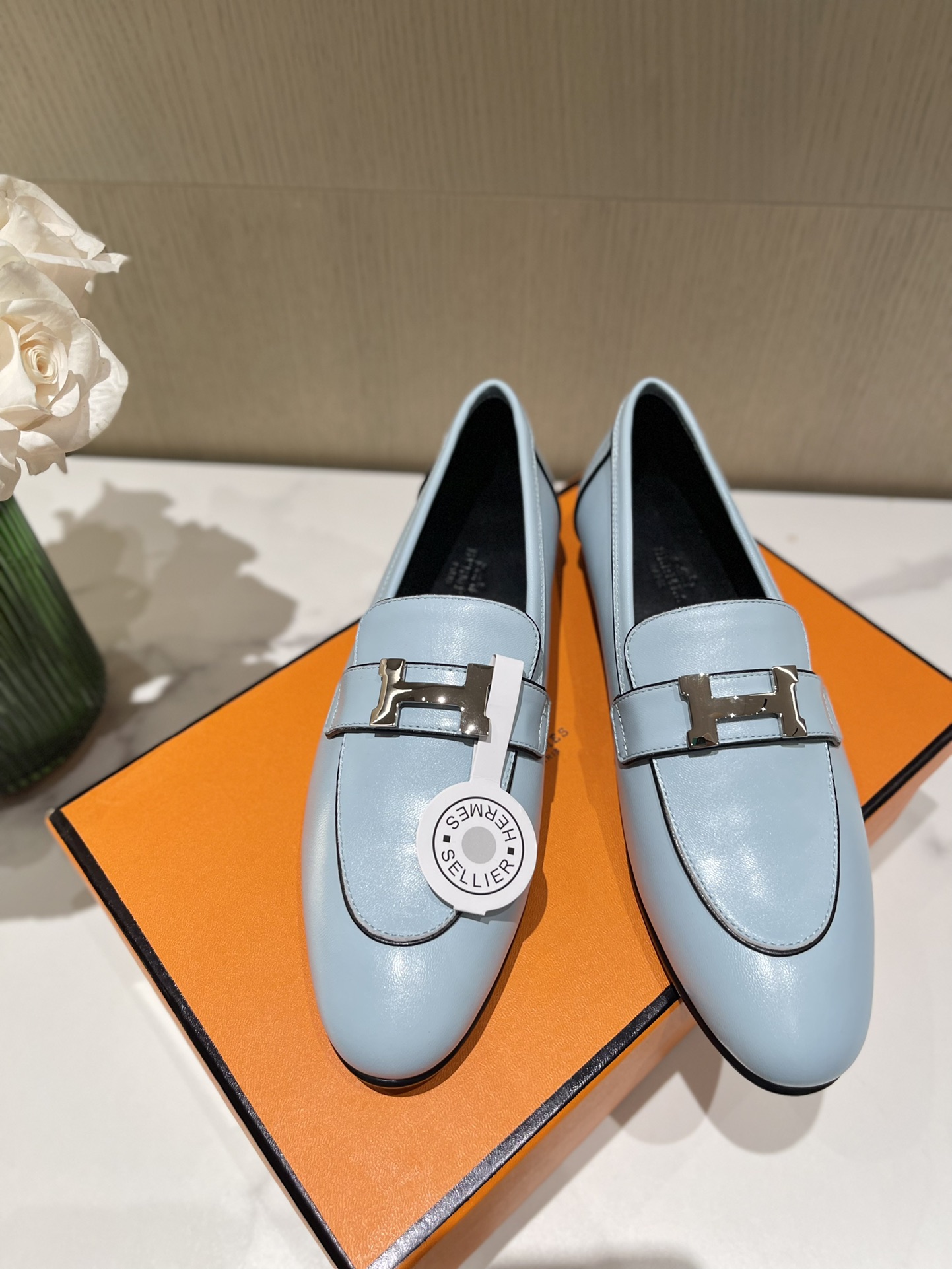 H**mes loafers(eu35-eu40)