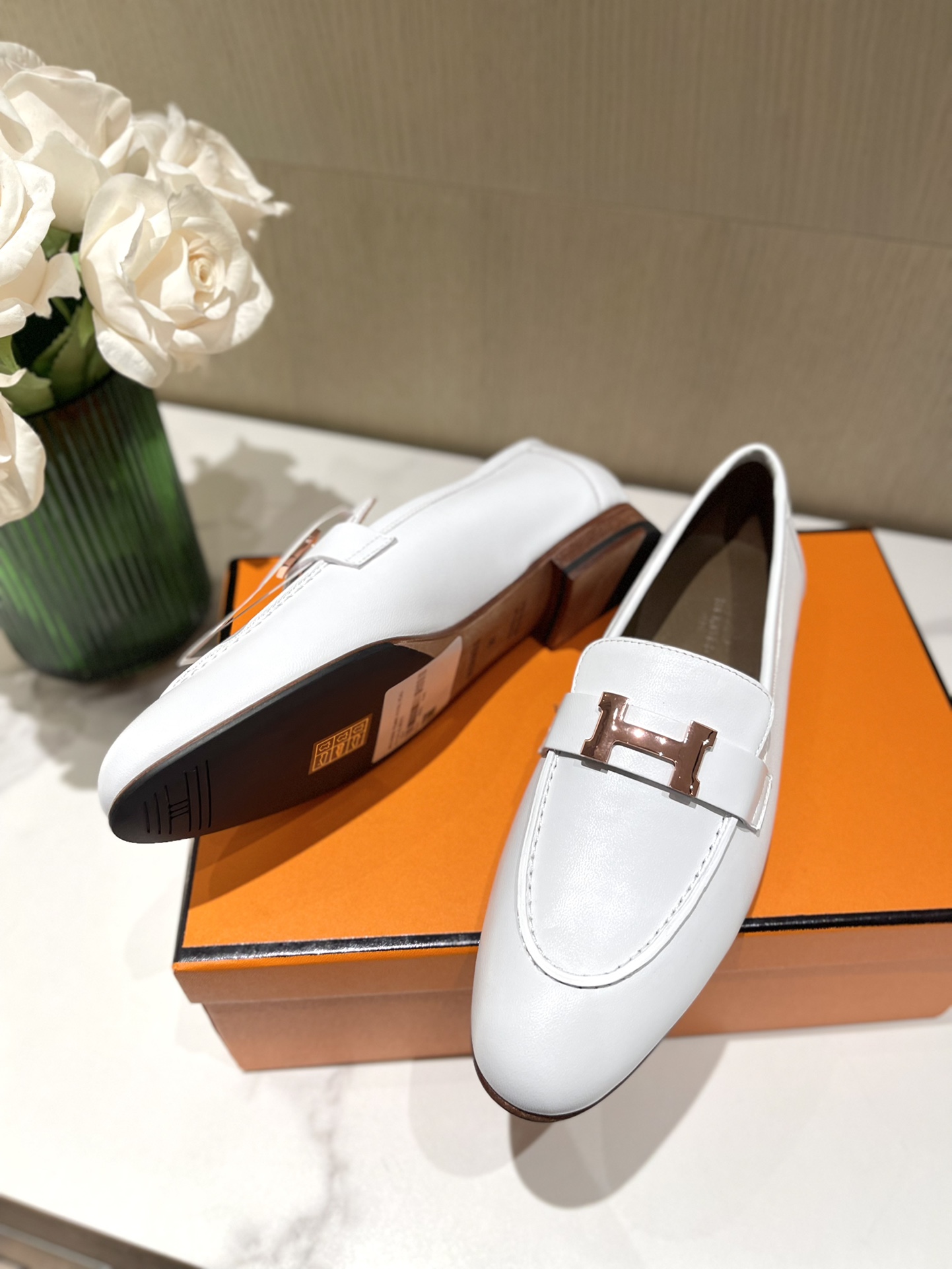 H**mes loafers(eu35-eu40)