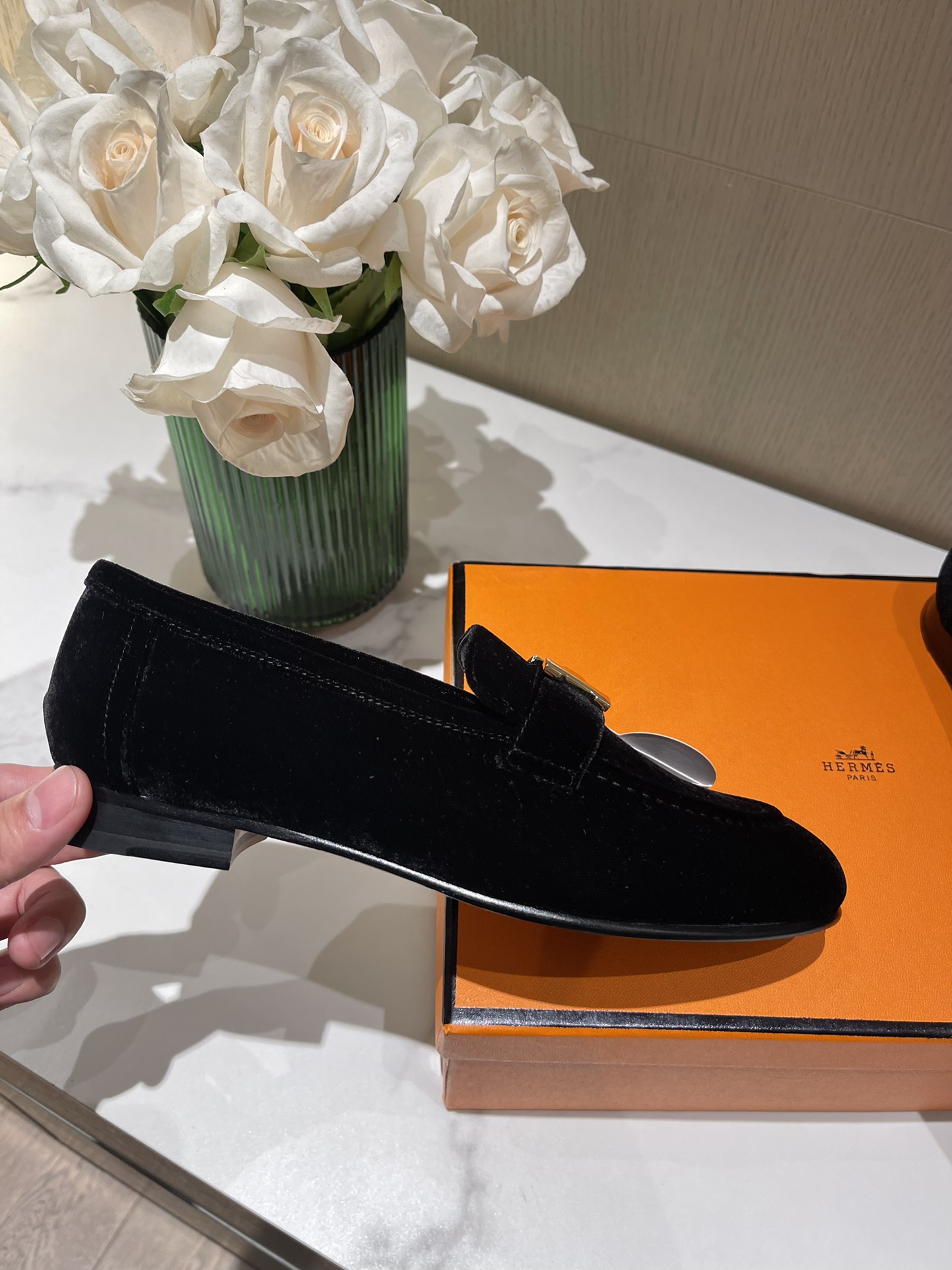 H**mes loafers(eu35-eu40)