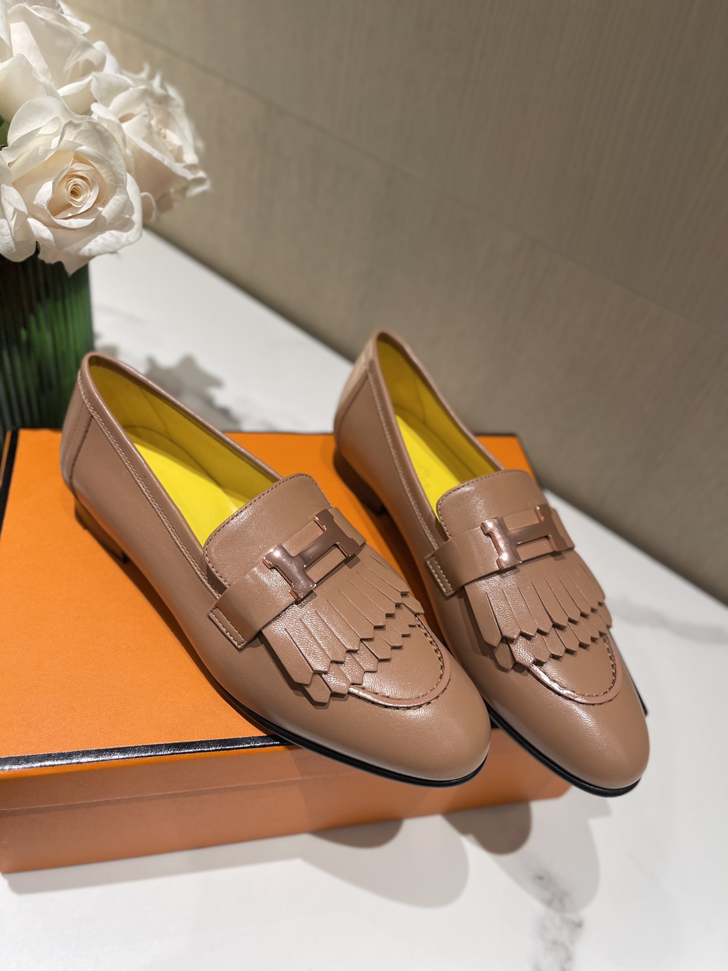 H**mes loafers(eu35-eu40)