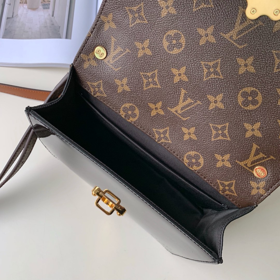 l0*is V*t0n cherrywood bb handbag-21*17*8cm