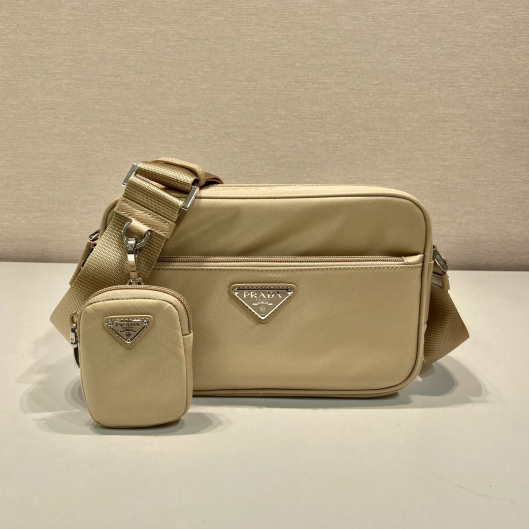 Pra*a 1bc167 crossbody bag -23*15*7cm