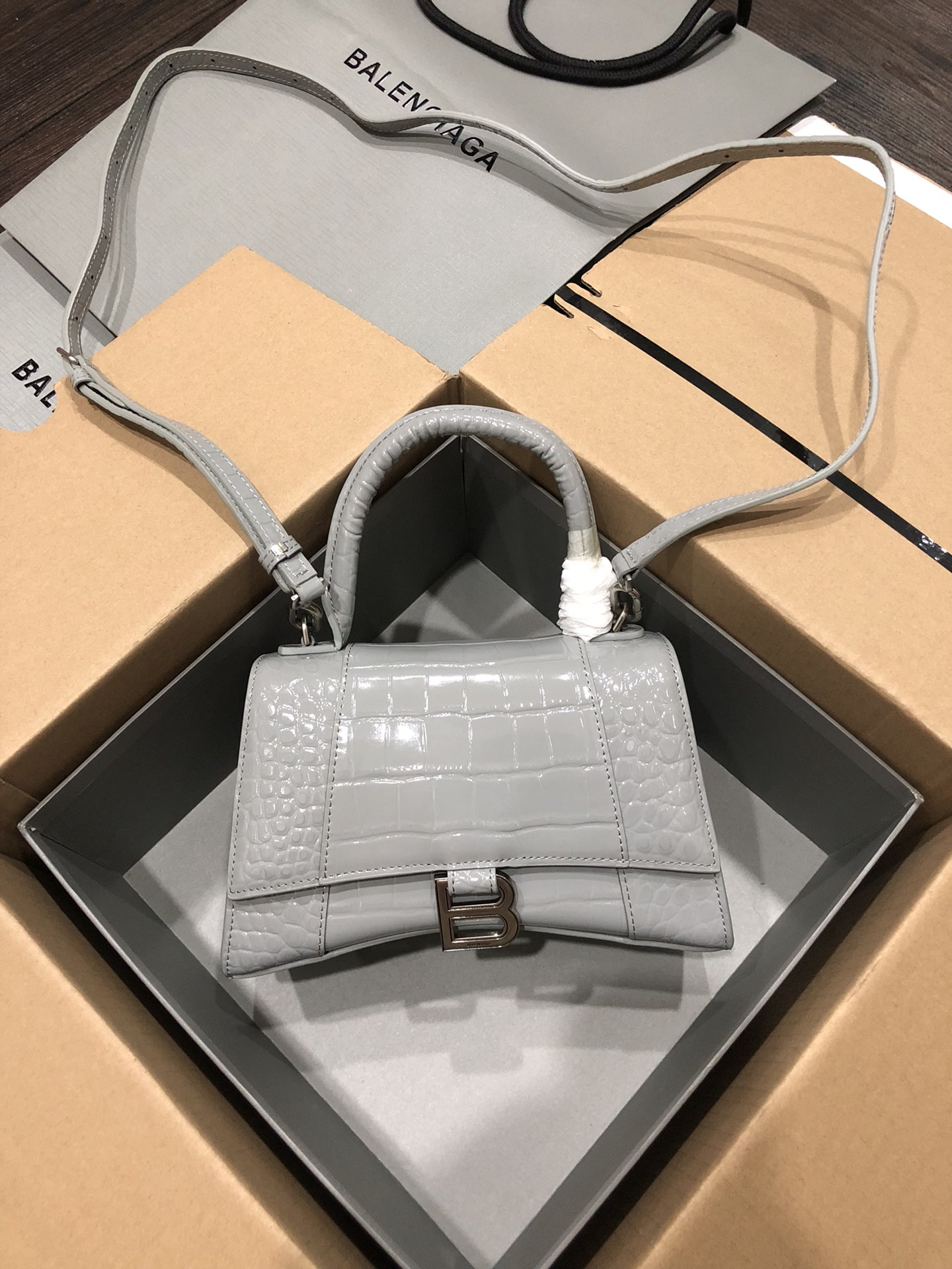 Ba*len*cia*ga hourglass bag-23x10x24cm