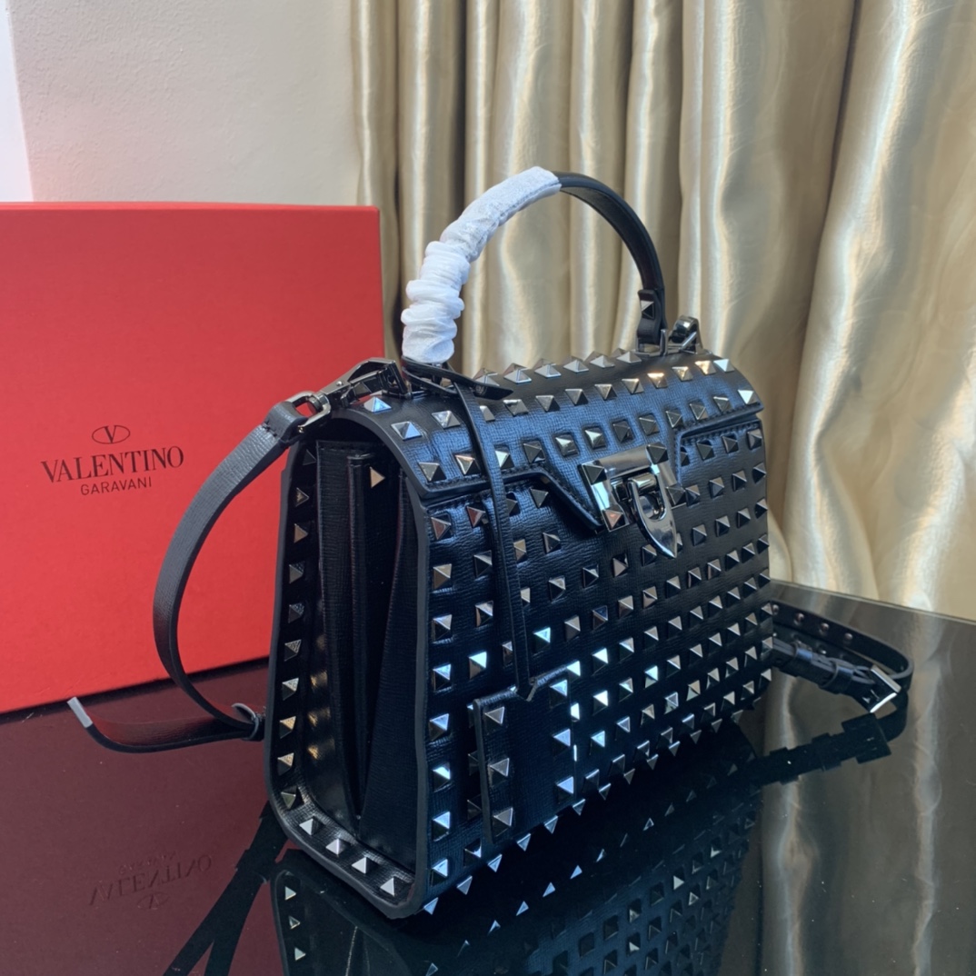 Va1e*ntin0 garavani rockstud alcove-22*17*9cm