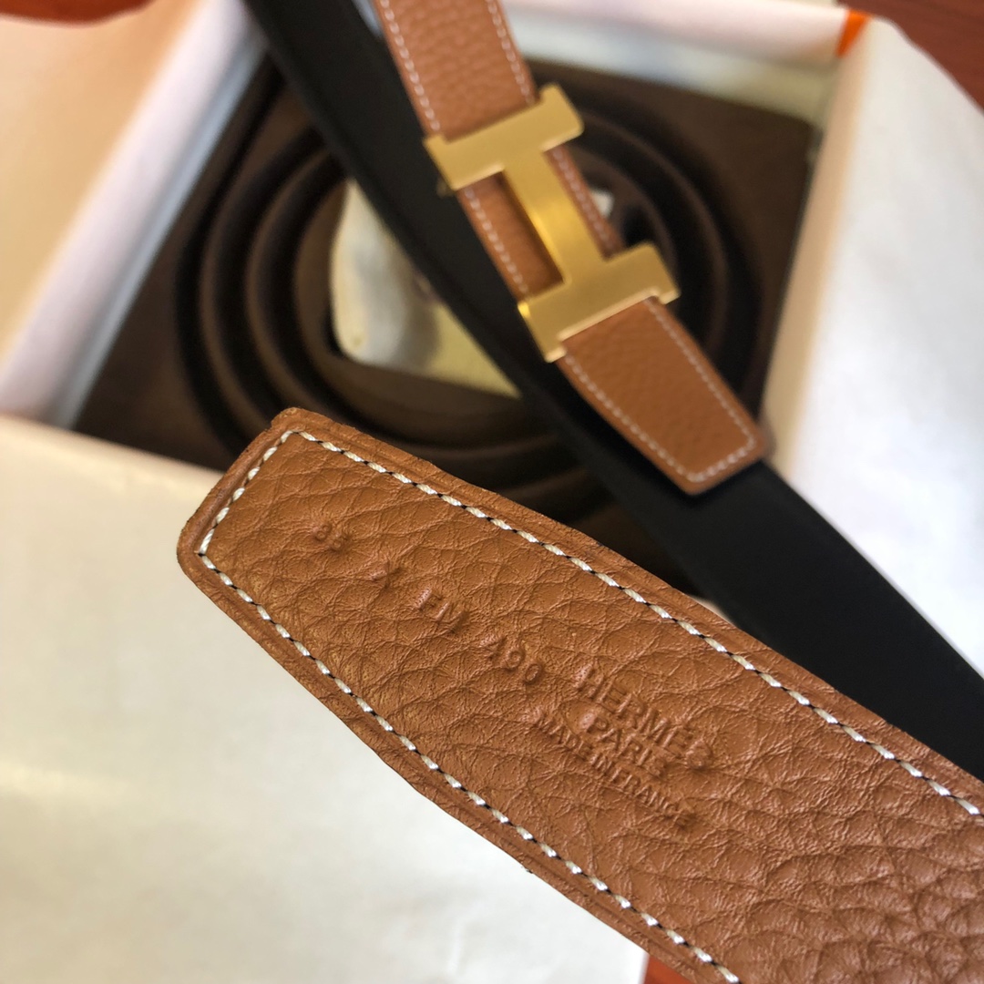 H**mes belt-3.2cm
