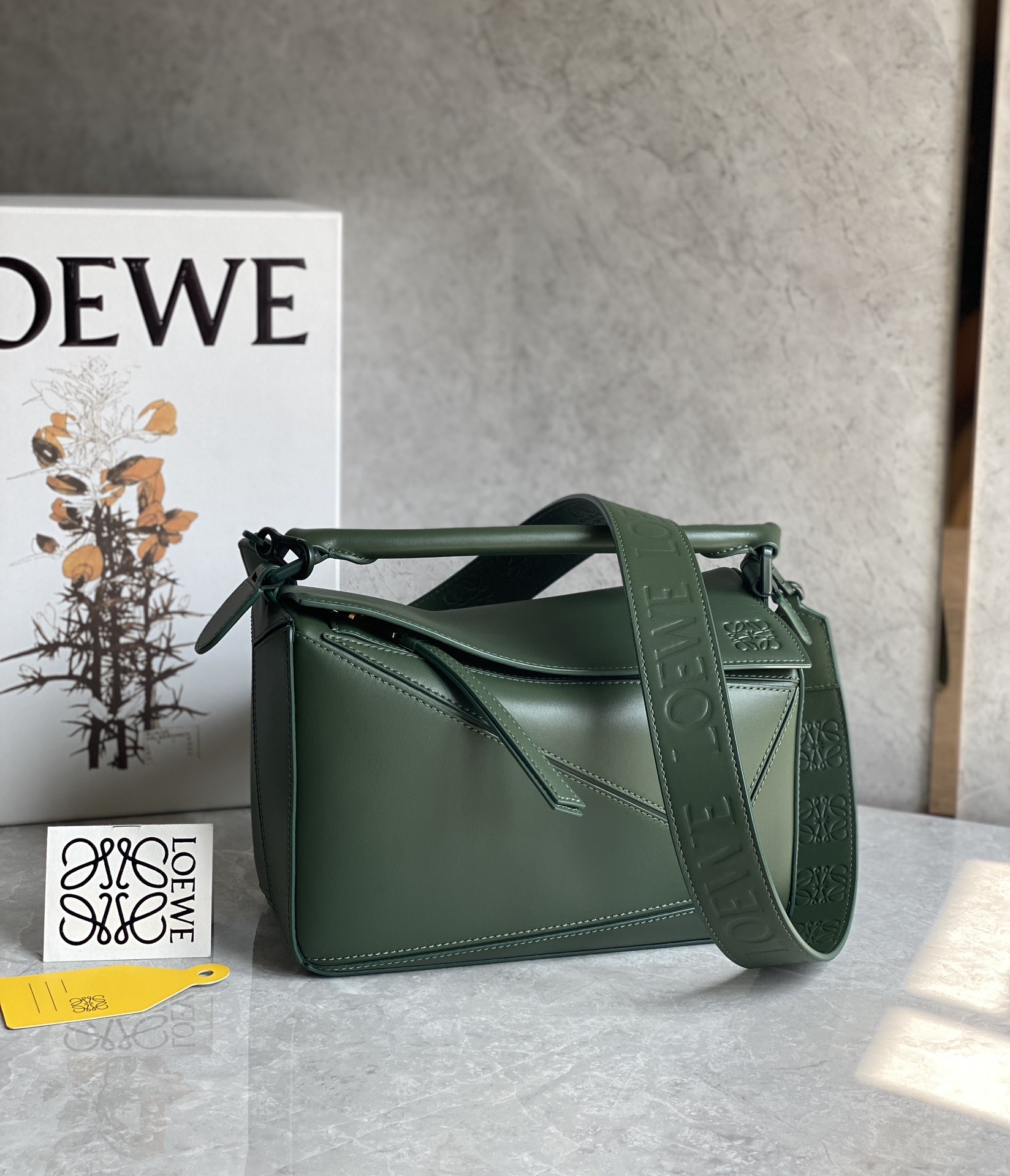 L0ew* puzzle small bag-24*10*14cm