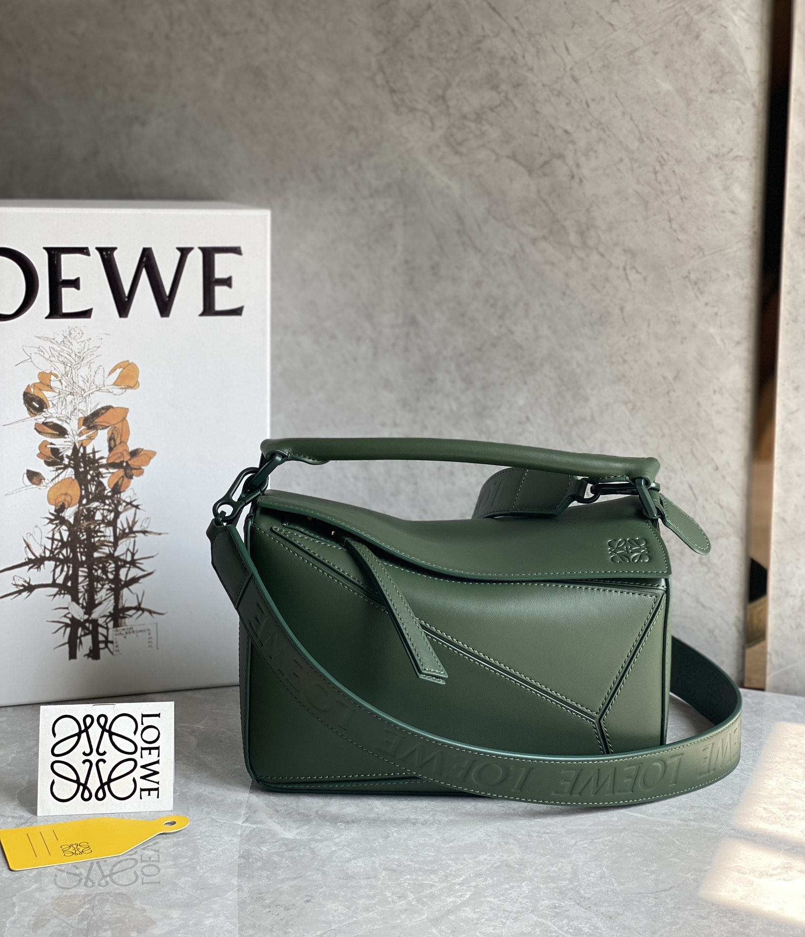L0ew* puzzle small bag-24*10*14cm
