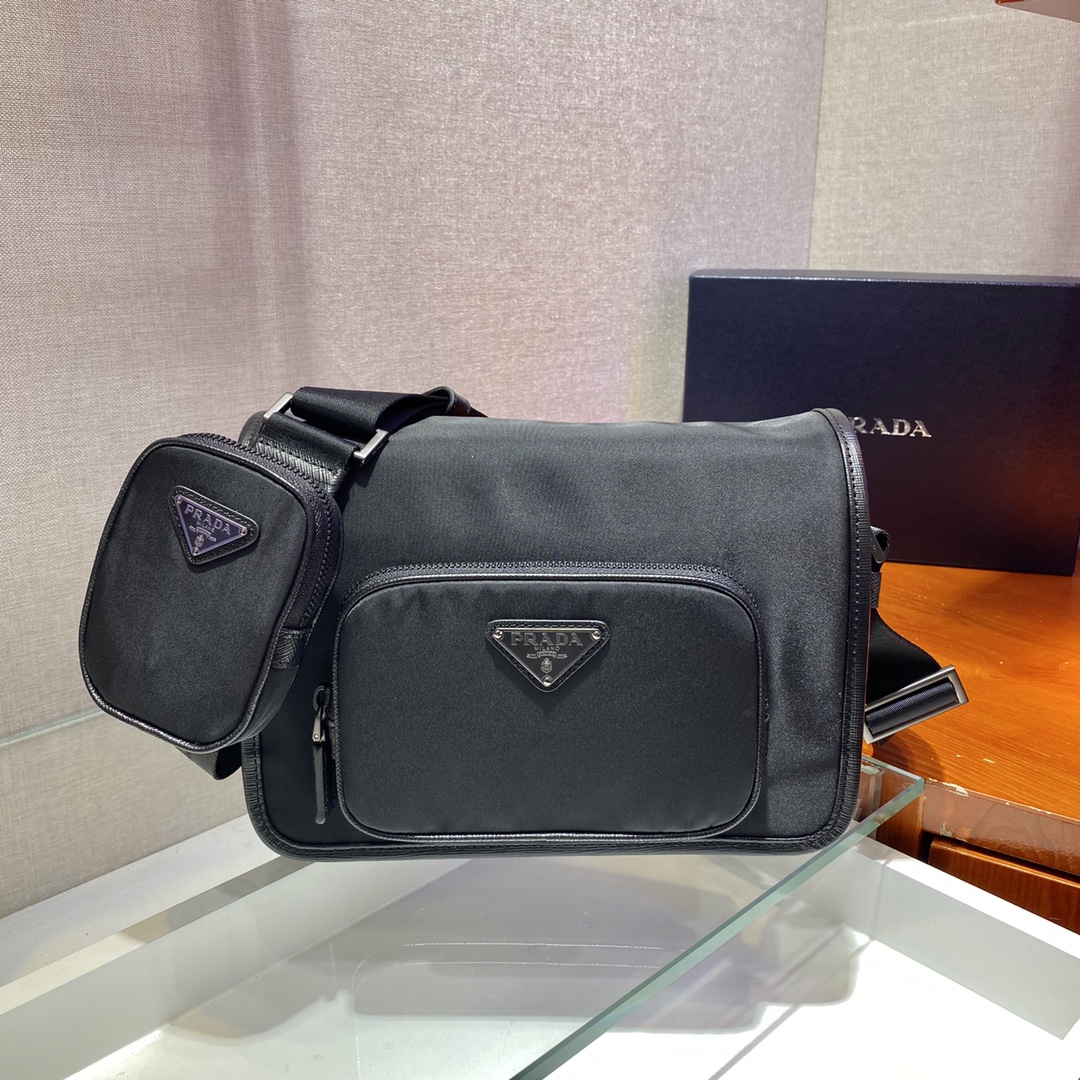 Pra*a 2vd041 messenger bag -25*18*6cm