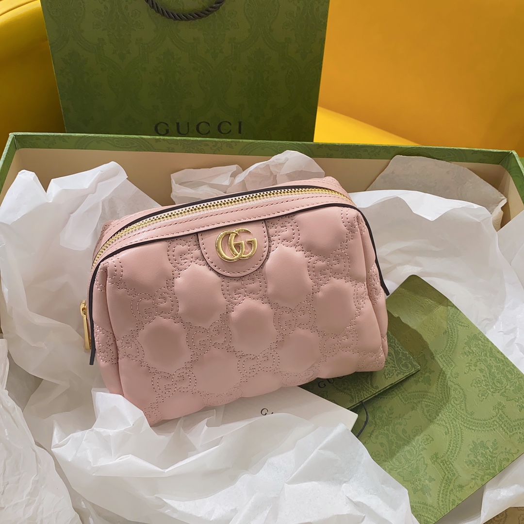 G*u*i gg matelassé cosmetic bag-16*12.5*9cm