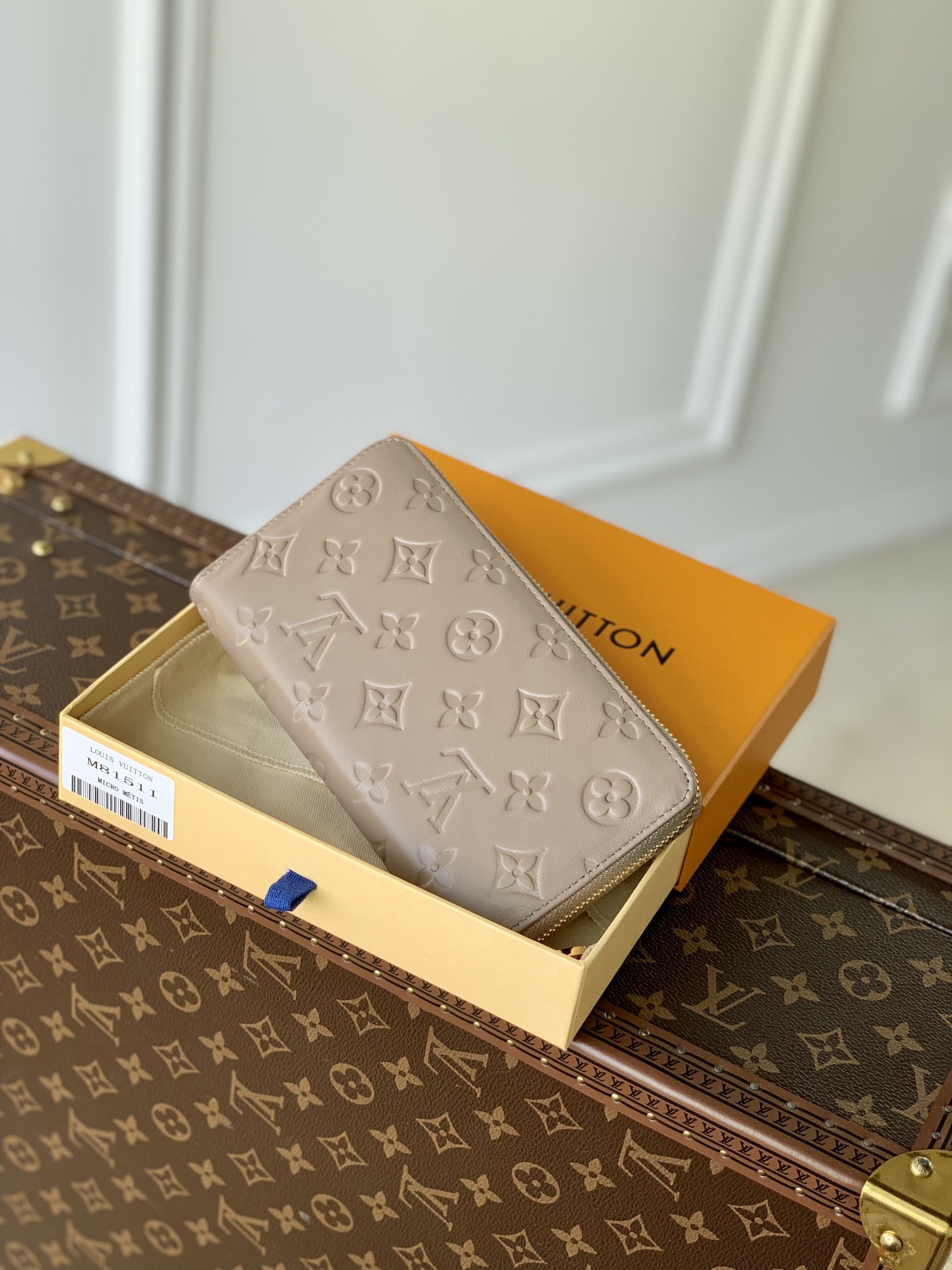 l0*is V*t0n zippy wallet m81763-19.5 10.5 2.5cm