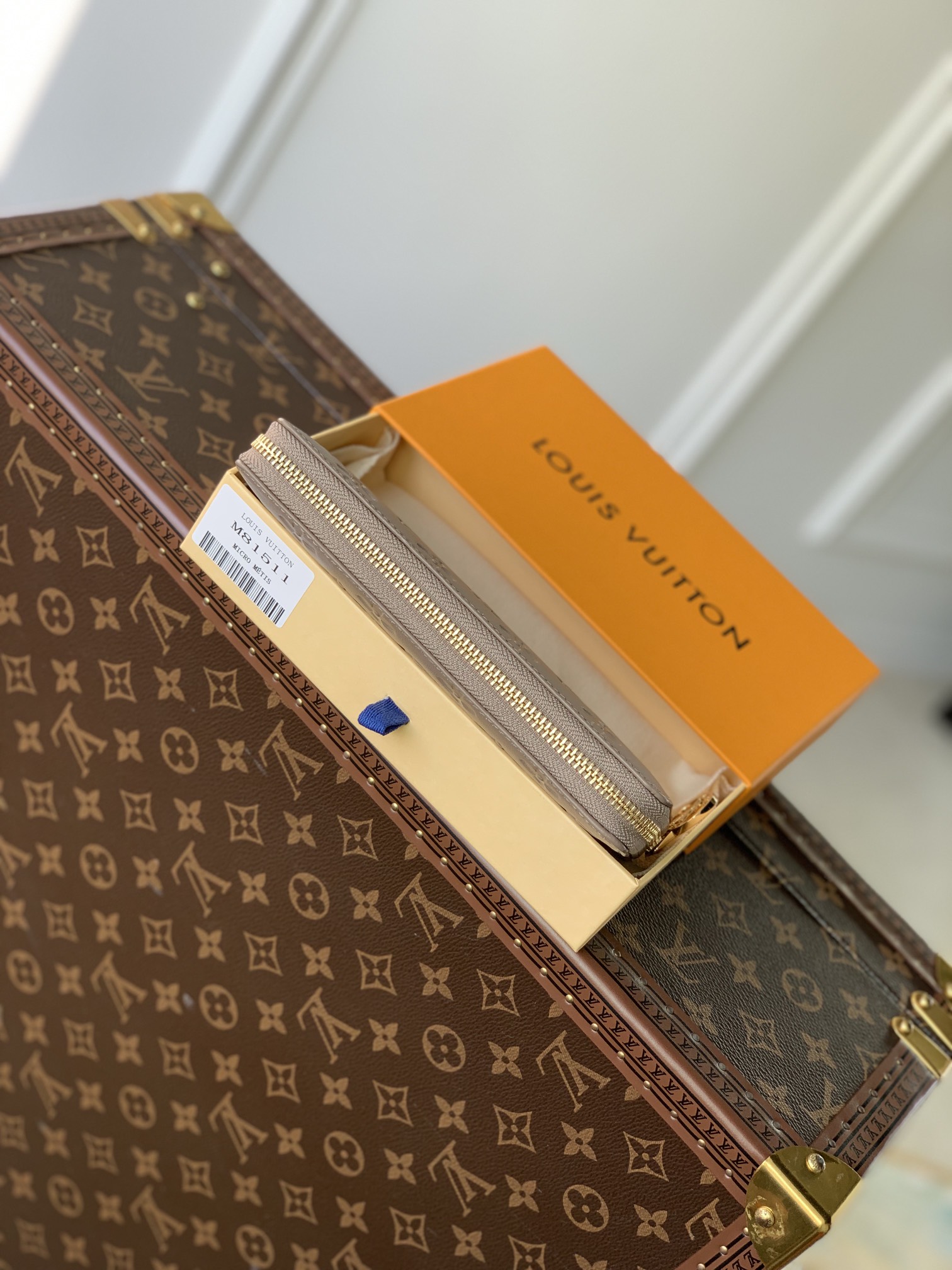 l0*is V*t0n zippy wallet m81763-19.5 10.5 2.5cm