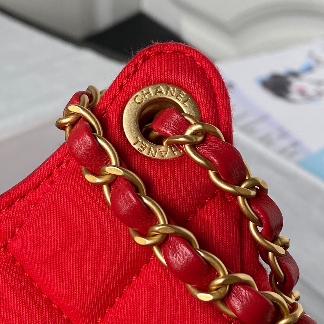 Ch@nel Hobo Handbags-21.5×22.5×7CM
