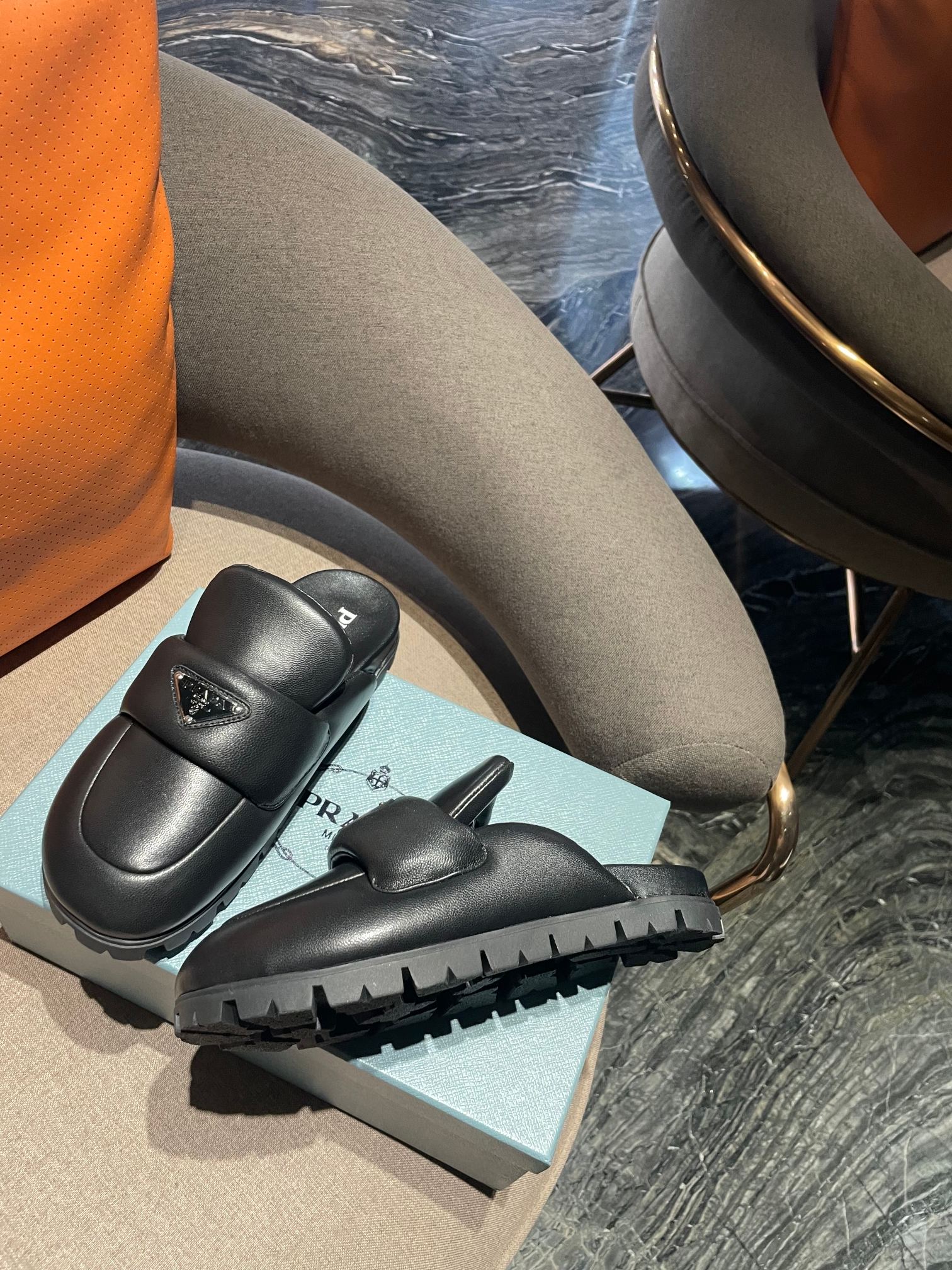 Pra*a boots 2023ss-3cm