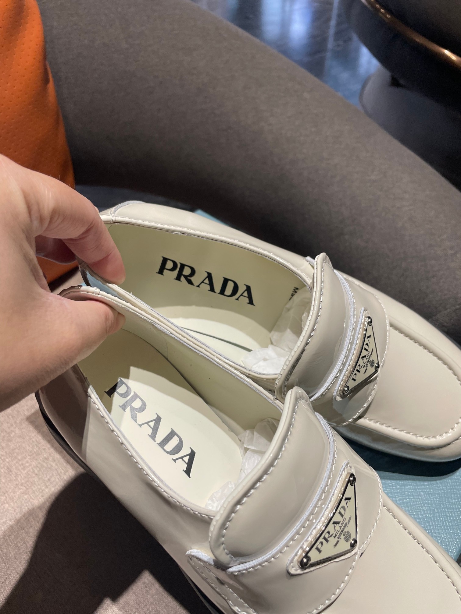 Pra*a boots 2023ss-3cm