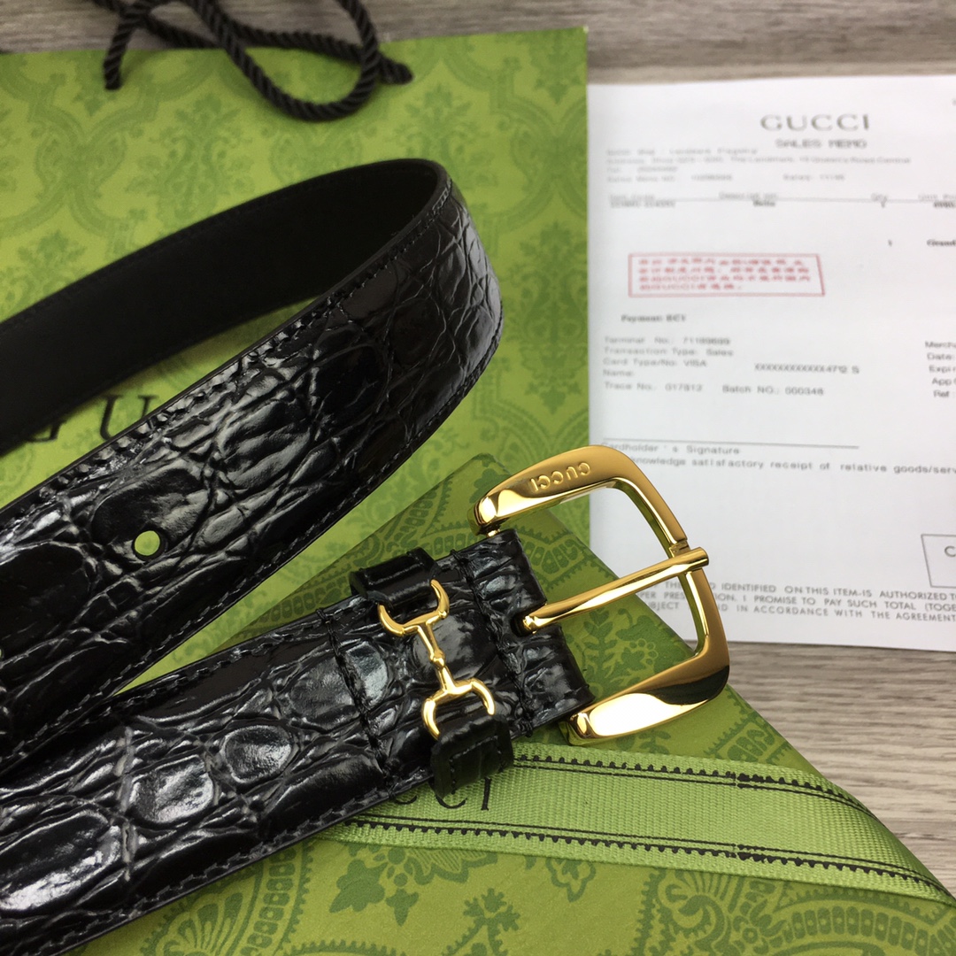 G*u*i belt-3cm