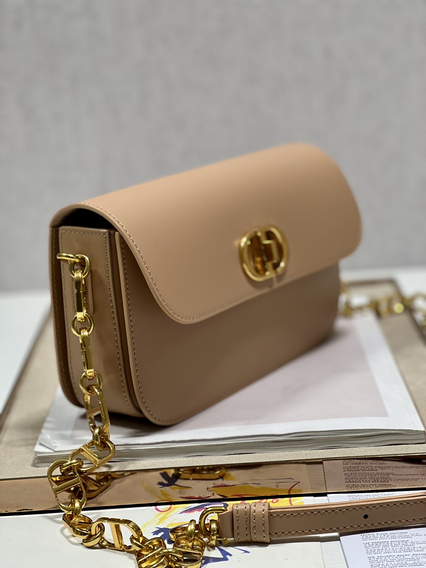 Di0r 30 Montaigne Avenue Bag-22.5×12.5×6.5CM