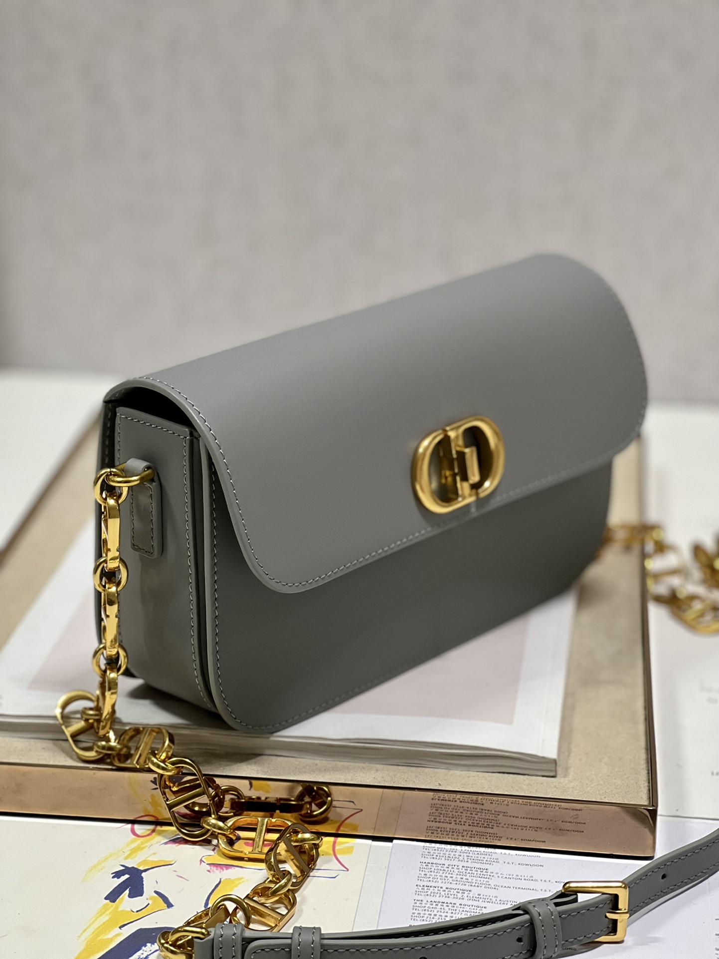 Di0r 30 Montaigne Avenue Bag-22.5×12.5×6.5CM