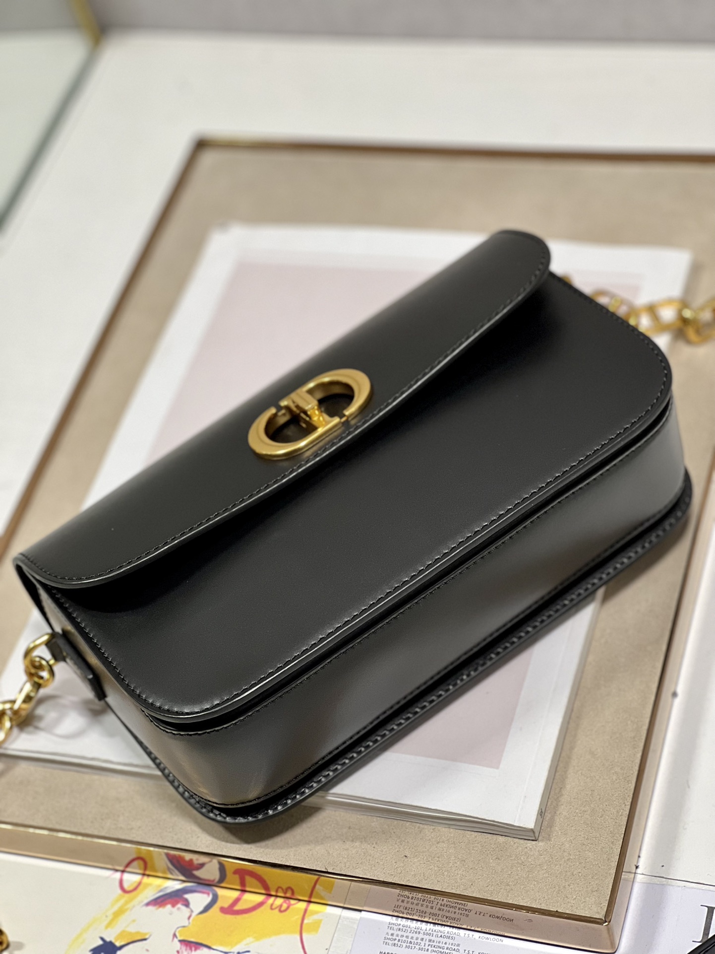 Di0r 30 Montaigne Avenue Bag-22.5×12.5×6.5CM
