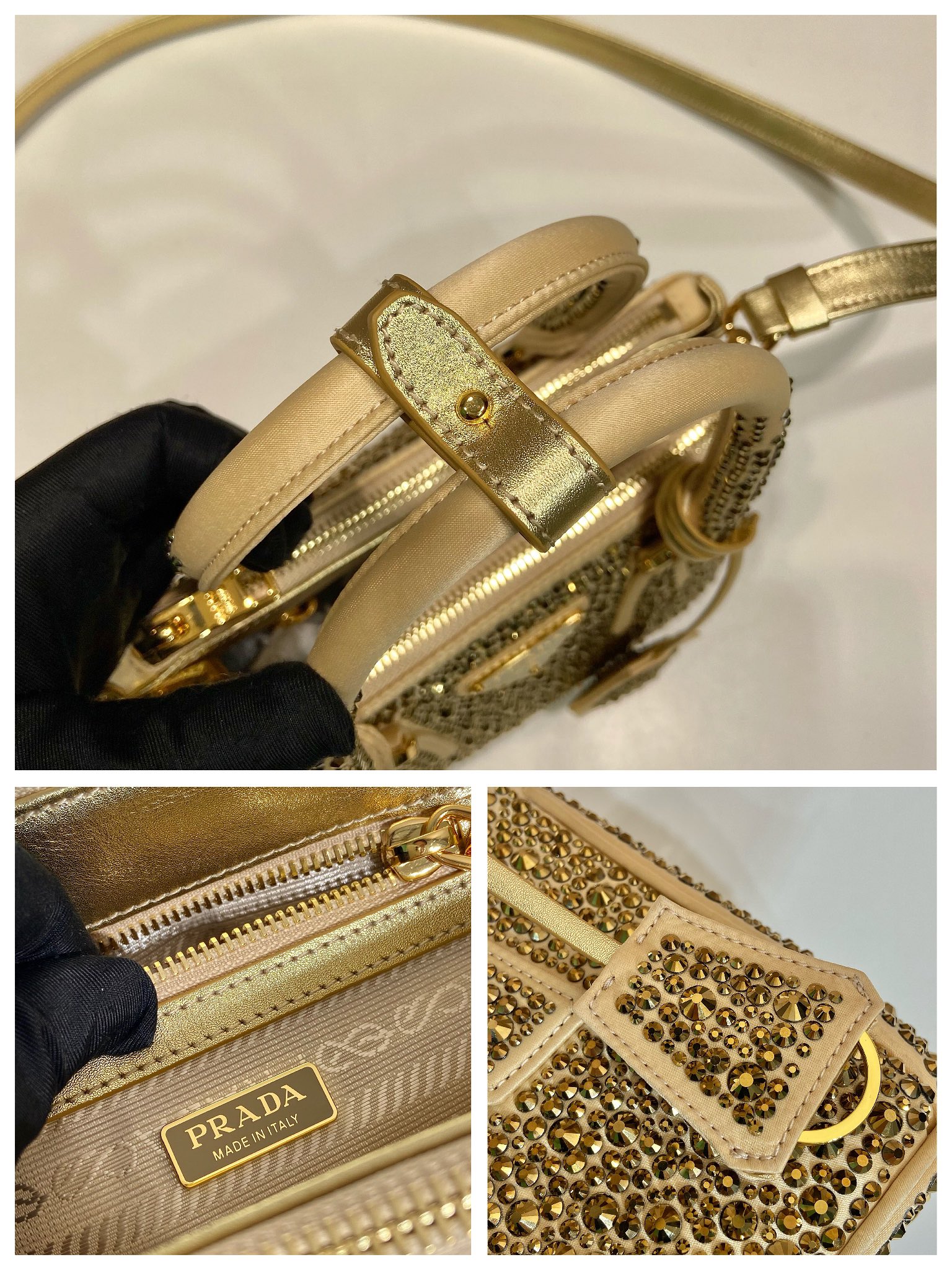 Pra*a borsa galleria mini in saffiano 1ba906-20*15*9.5cm