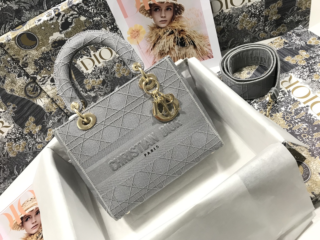 lady D*or handle bag-24cm