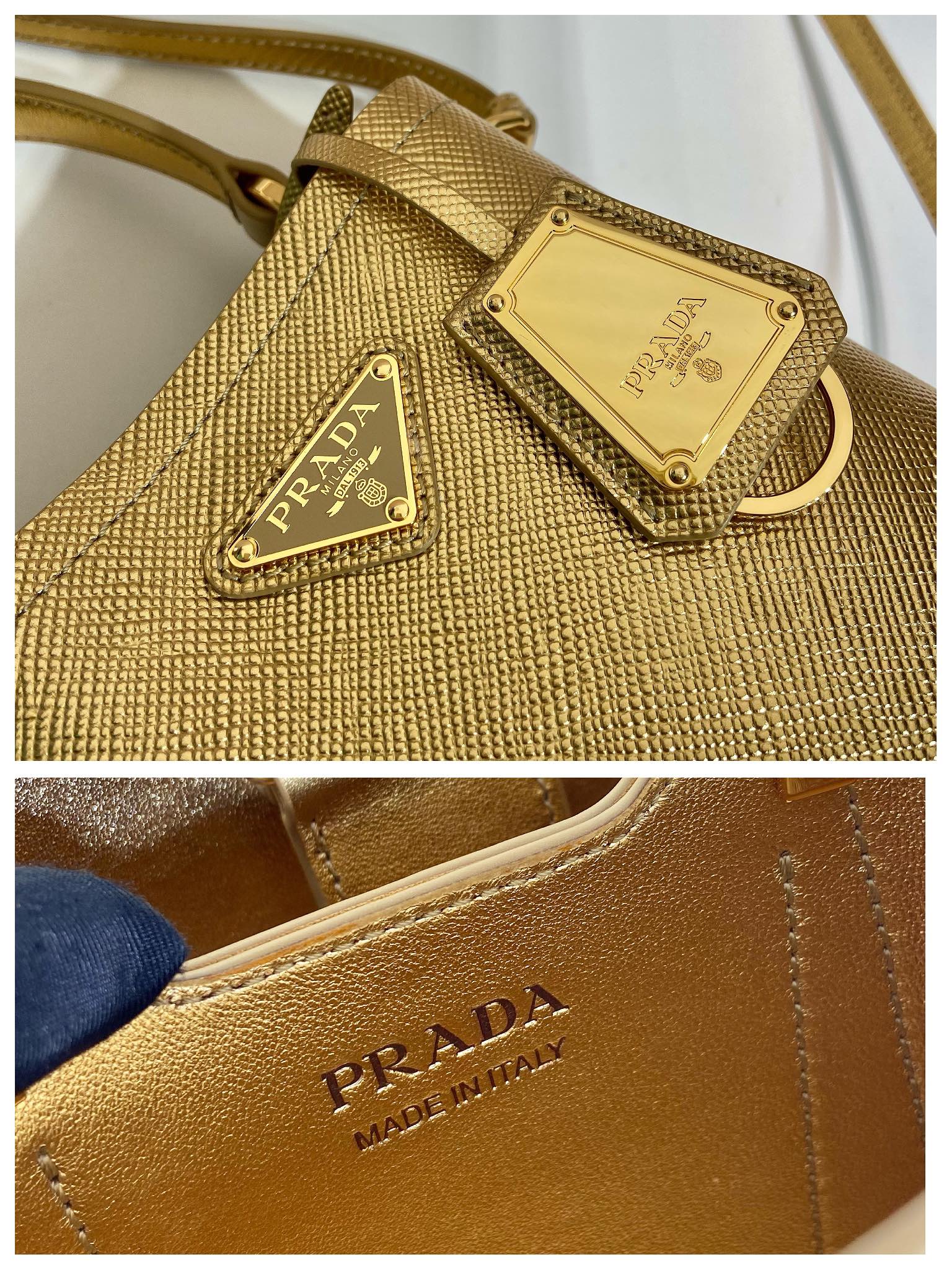 Pra*a 1ba373 tote-15*16*9.5cm