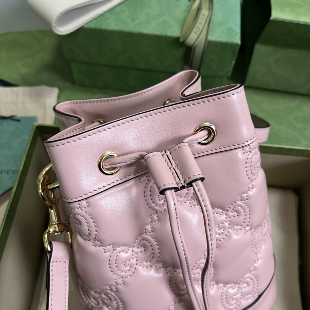 G*u*i gg matelassé bucket bag-17*20*10cm