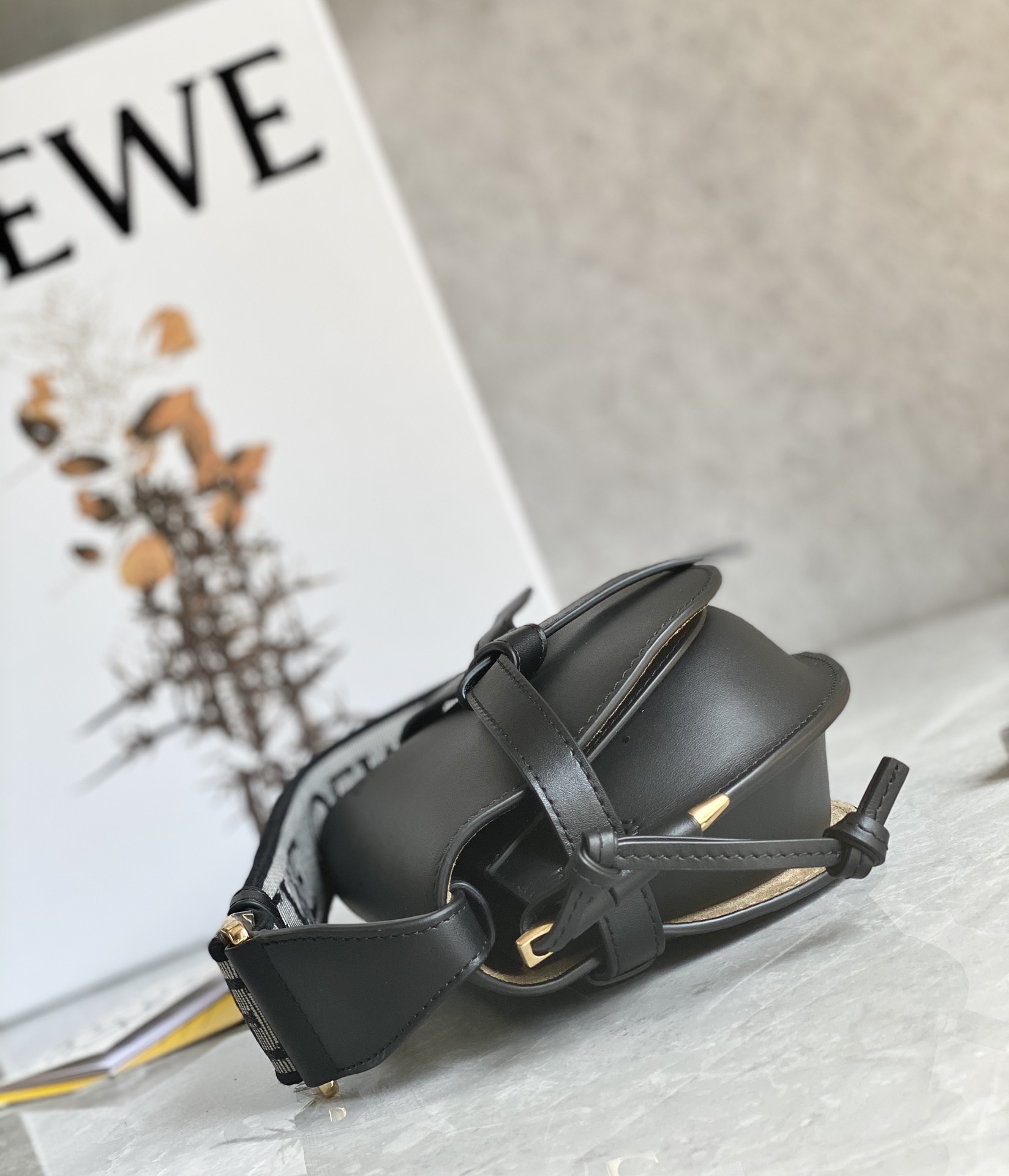 L0ew* mini gate dual bag-21*12.5*9cm