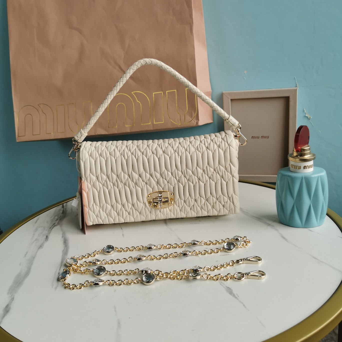 M*um*u chain bag-22.5*4.5*12cm