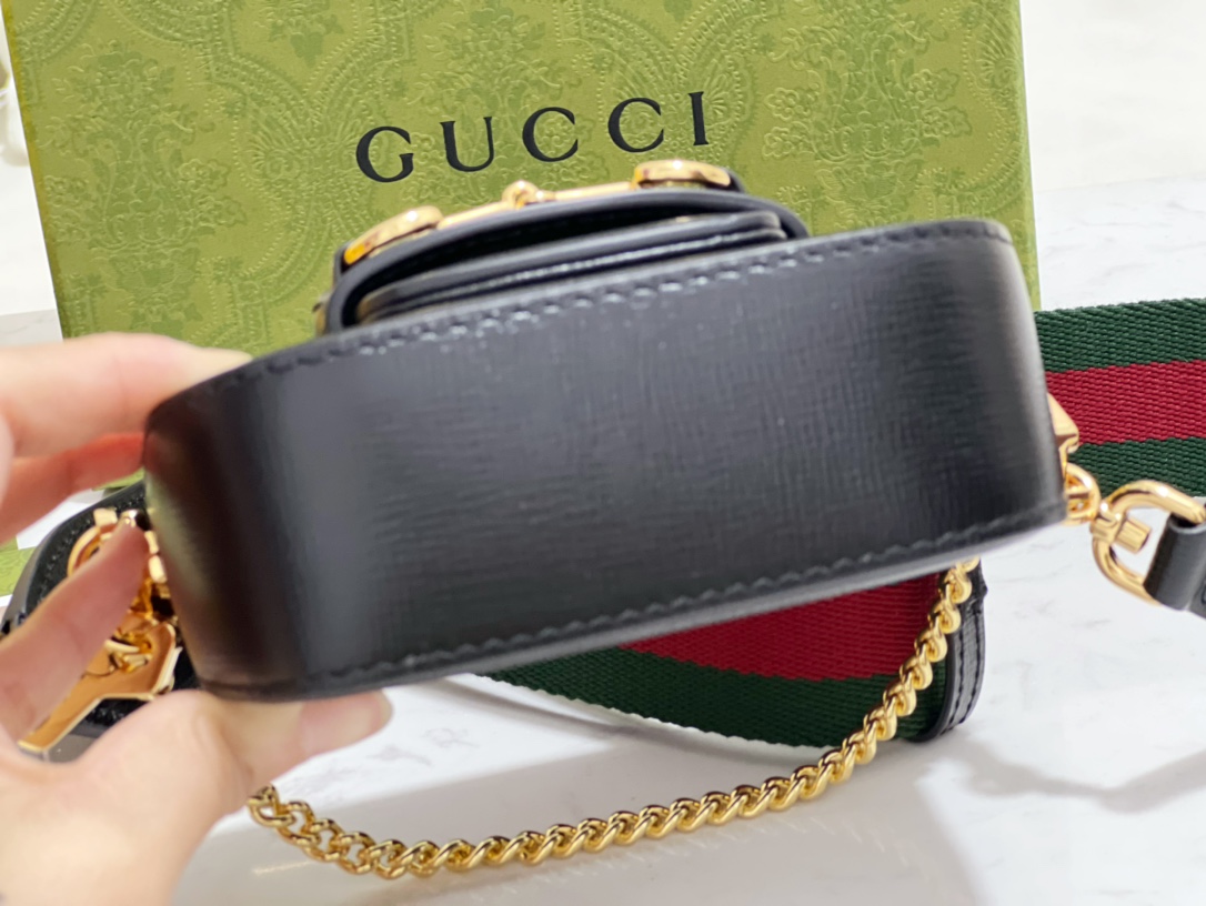 G*u*i gg horsebit 1955 bag-12*9*4cm