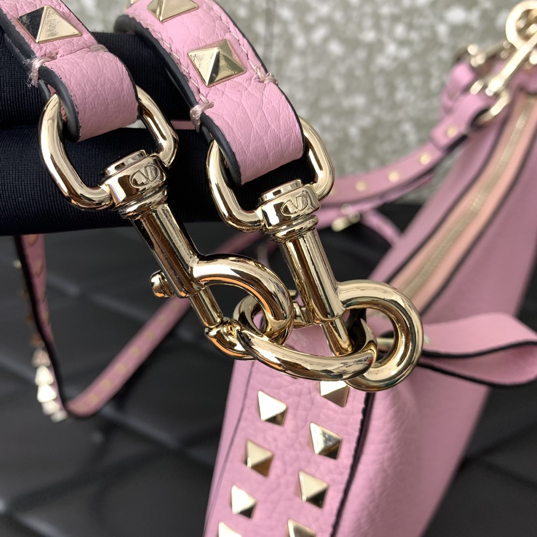 Va1e*ntin0 garavani rockstud hobo bag-6✖️4✖️16cm