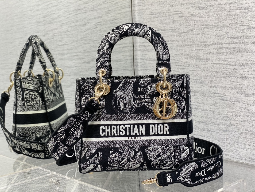 lady D*or handle bag-24cm
