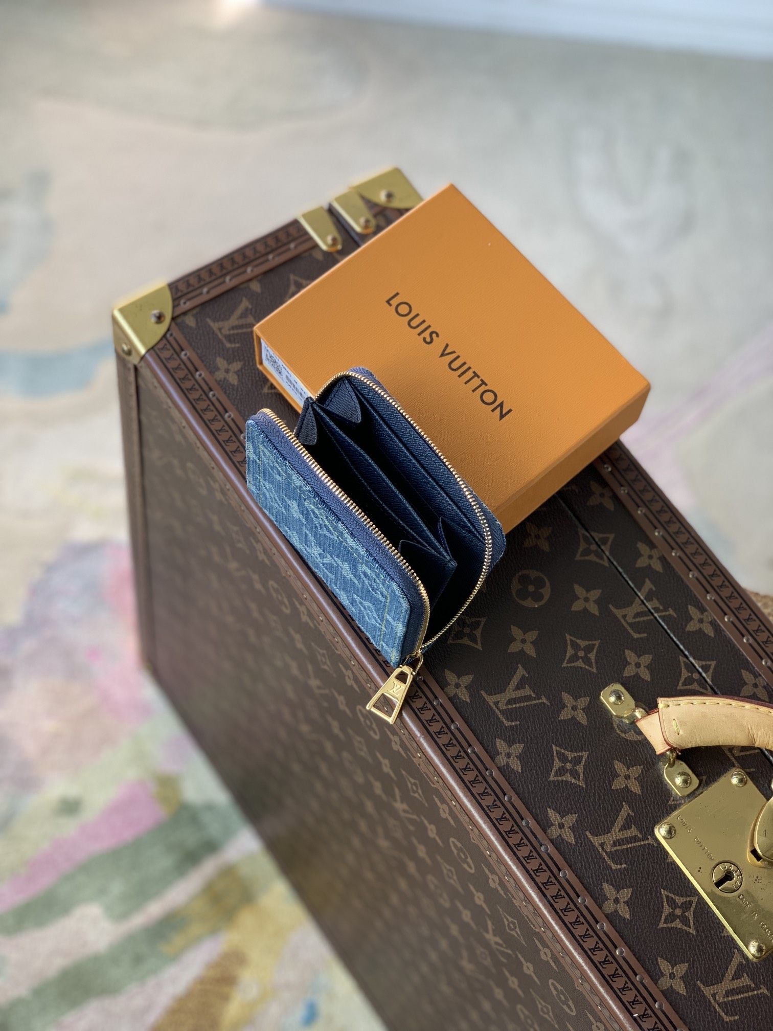l0*is V*t0n zippy wallet m82957-11*8.5*2cm