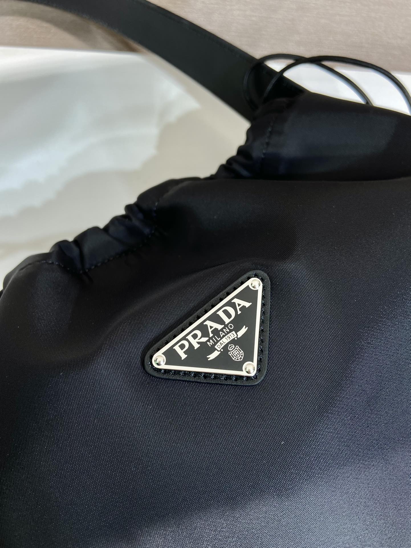 Pra*a b6250 vintage hobo bag-37*30*8cm