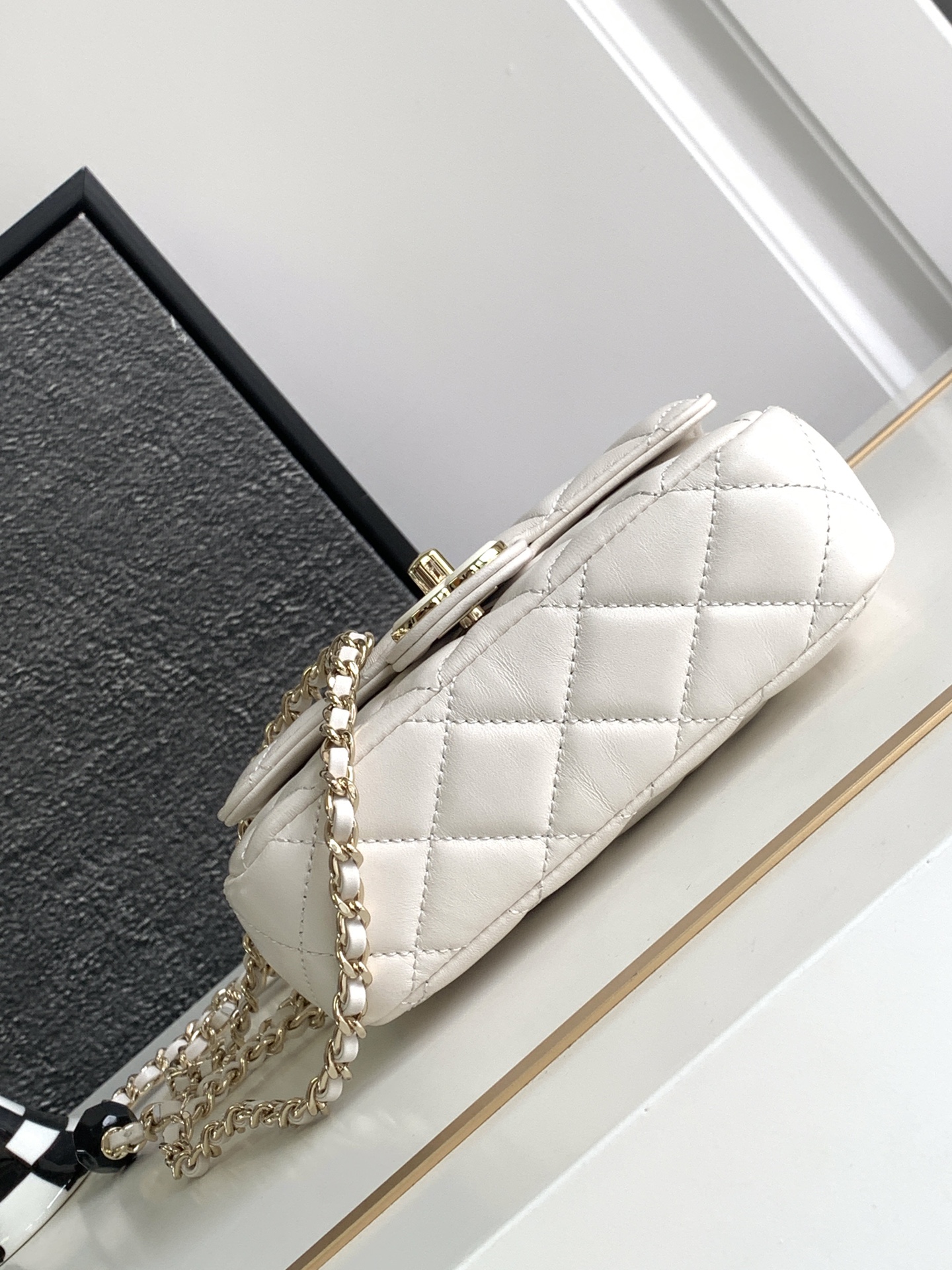 Ch@nel Flap Bag-12.5x16x4.5CM