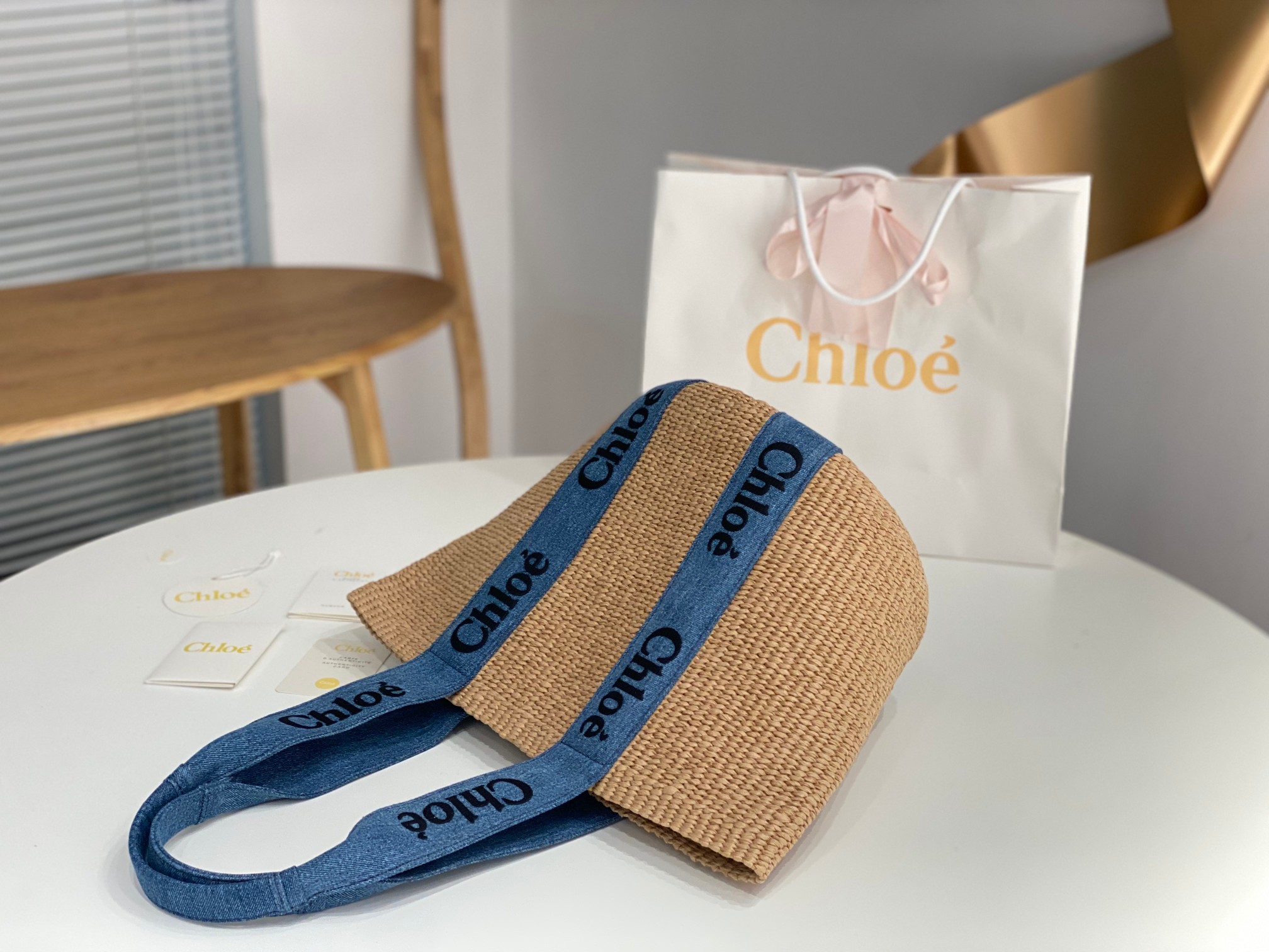 Ch10e woody bucket bag-28*48*28cm