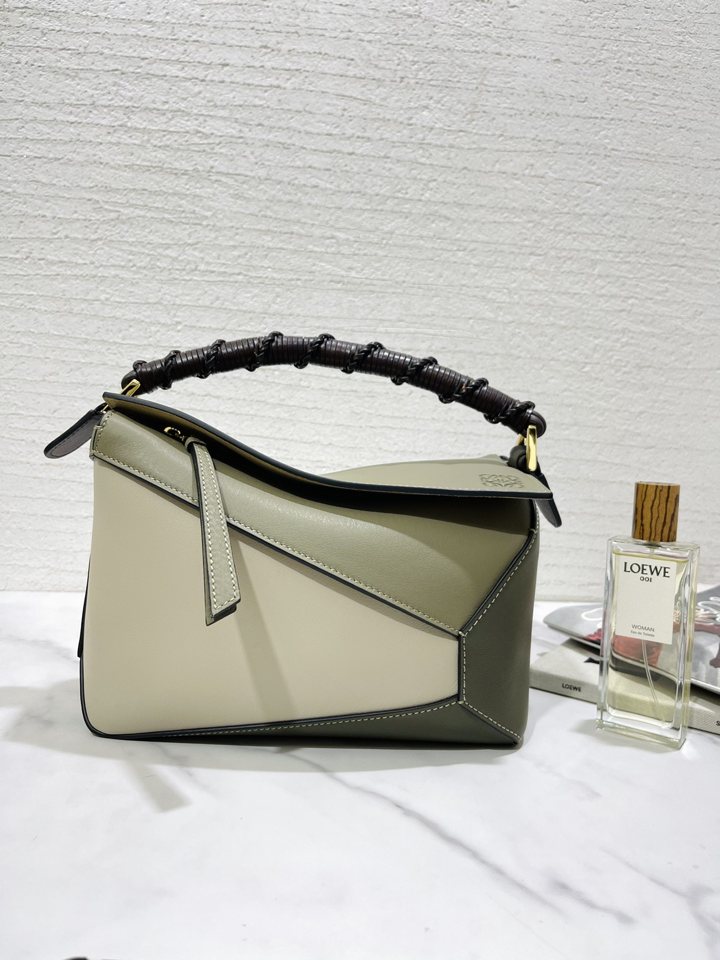 L0ew* puzzle small bag-24*10*14cm