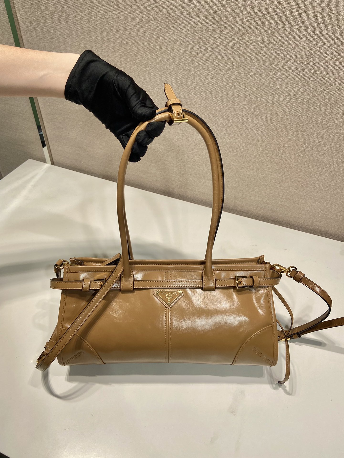 Pra*a 1ba426a lussol vintage tote-32*15.5*12cm