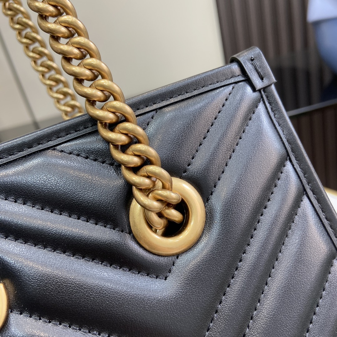 G*u*i marmont tote-26.5x 18.5x 12.5cm