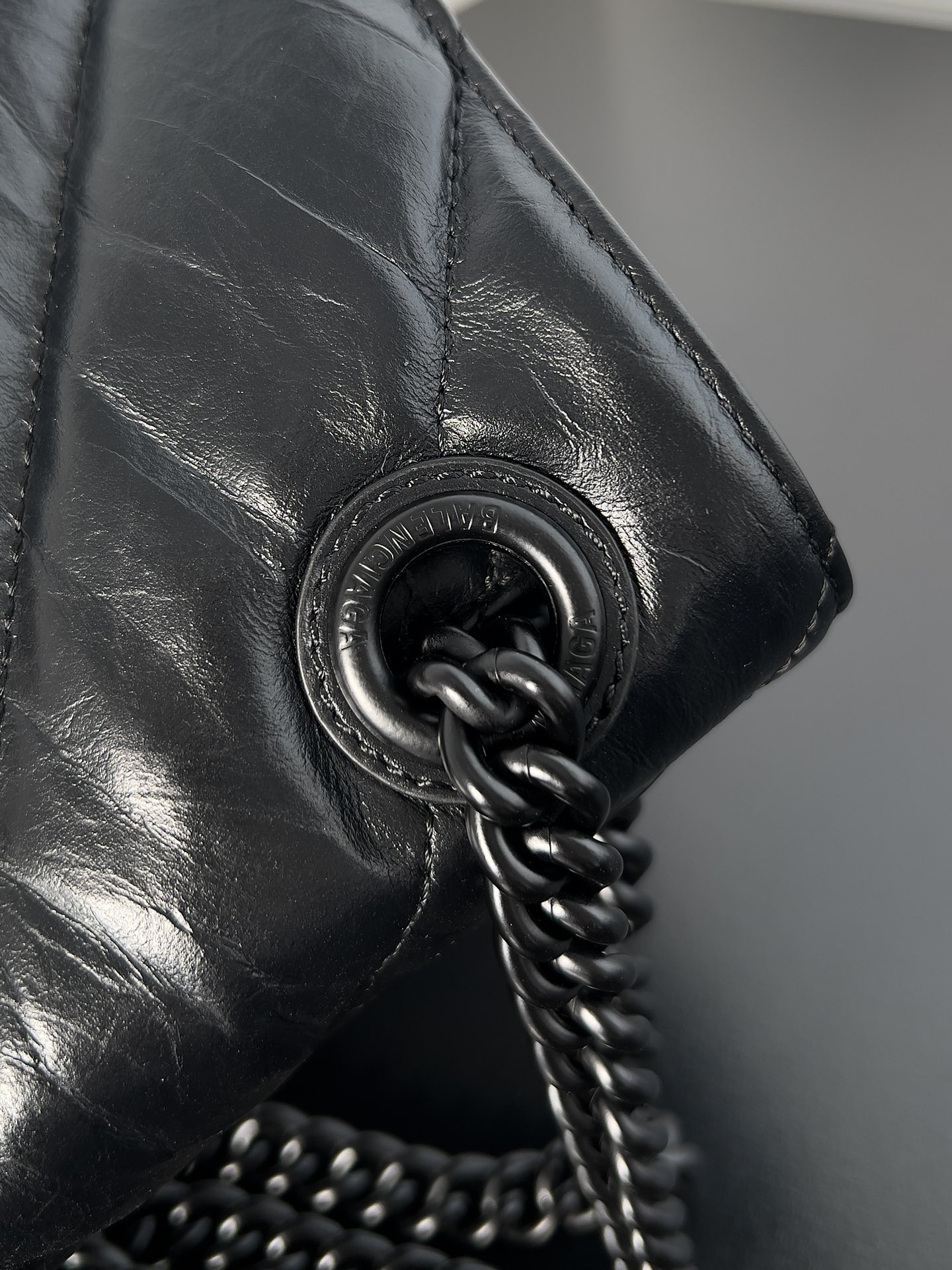 Ba*len*cia*ga crush chain bag-32*13*20.5cm